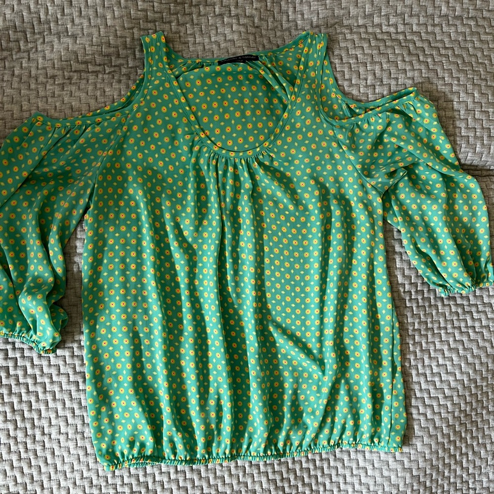 Cold shoulder blouse